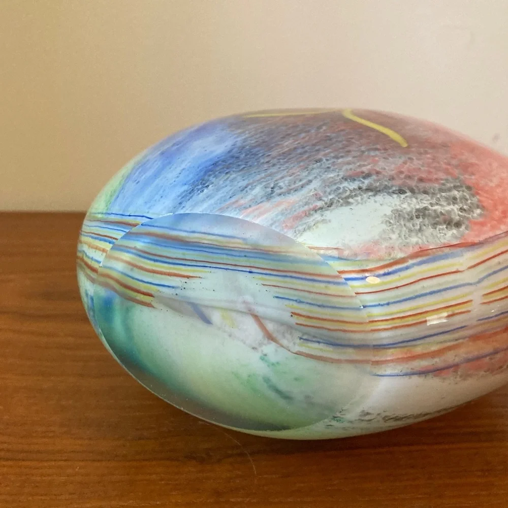 ☘️Murano Italian Art Glass Double Sided Vase - Picture 6 of 7